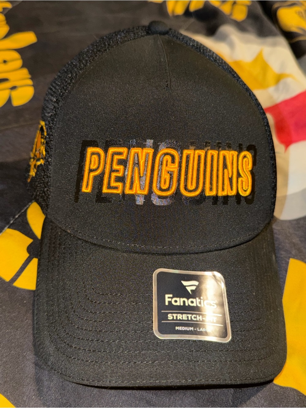 Fanatics NHL Hockey Pittsburgh Penguins Fitted Hat Men’s Size Medium Large New T
